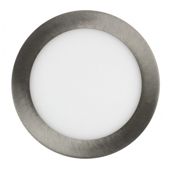 Downlight panel LED Redondo 225mm Niquel 18W